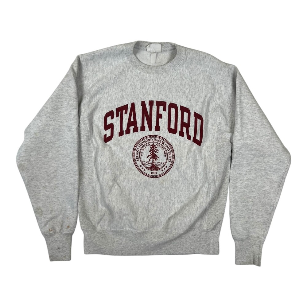 Vintage Stanford University Cardinal Sweatshirt Size S Champion Reverse Weave